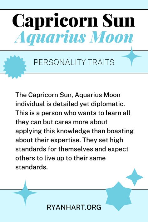 Capricorn Sun Aquarius Moon, Moon Personality, Moon People, Sun Aquarius, Morgan Stark, Moon Gemini, Capricorn Sun, Astrology Capricorn, Astrology Meaning