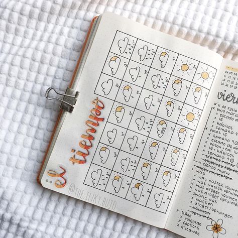 Bullet Journal Tracking, Weather Tracker, Bullet Journal Yearly, Bullet Journal August, May Bullet Journal, March Bullet Journal, Bullet Journal Month, Bullet Journel, Bullet Journal Ideas Templates