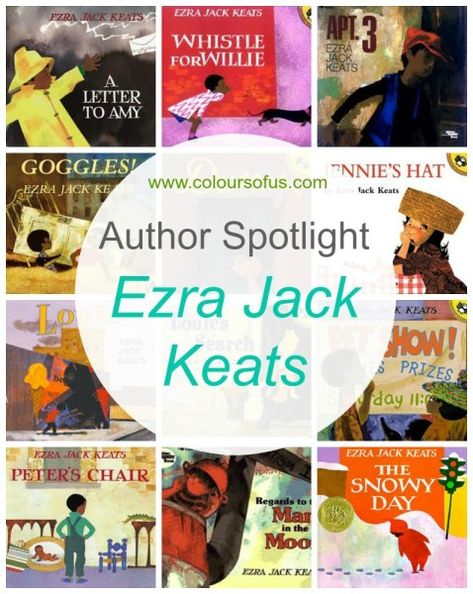 The Snowy Day, Ezra Jack Keats, Popular Christmas Songs, Pete The Cats, Jan Brett, Bw Art, Author Study, Author Spotlight, Elementary Library