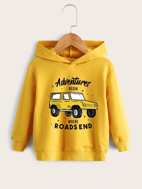 Cheap Yellow Hoodie With Letter Print, Yellow Letter Print Crew Neck Hoodie, Toddler Graphics, Orange Graphic Print Winter Hoodie, Yellow Graphic Print Hoodie Sweatshirt, Kids Wear Boys, Toddler Boys Sweatshirt, Boys Prints, Winter T Shirts