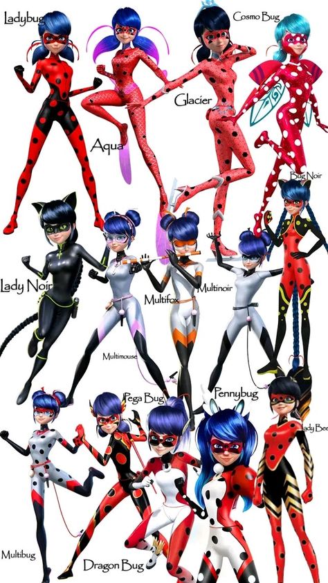 Miraculous Ladybug Official Art, Miraculous Ladybug Shady Bug, Miraculous Ladybug Outfits Ideas, Miraculous Ladybug All Heroes, Miraculous Costume, Animated Tv Shows, Miraculous Ladybug Costume, Miraculous Ladybug Toys, Ladybug Outfits