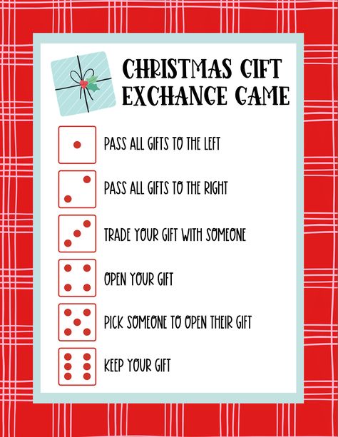 Huge collection of printable Christmas games with instant download PDF files. Trivia, word search, gift exchange games and more. Gift Exchange Dice Game Free Printable, Christmas Dice Game Gift Exchange Free Printable, Gift Exchange Dice Game Rules, Dice Gift Exchange Game Printable, Christmas Dice Game Gift Exchange Rules, Christmas Story Gift Exchange Game, Christmas Dice Game Gift Exchange, Dice Game Gift Exchange, Games With Dice