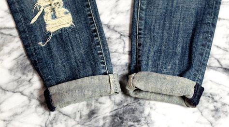 Finished Look Folding Jeans, Rolled Cuff Jeans, How To Roll, Cuff Jeans, Rolled Jeans, Cuffed Denim Jeans, Spring Accessories, Popsugar Fashion, Cuffed Jeans