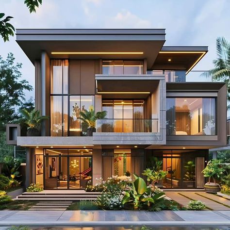 Modern Luxury House Design, Modern Luxury House, Luxury House Design, Indian House Design, Indian Luxury, Bloxburg Houses, Luxury Home Design, Episode Backgrounds, Best Modern House Design