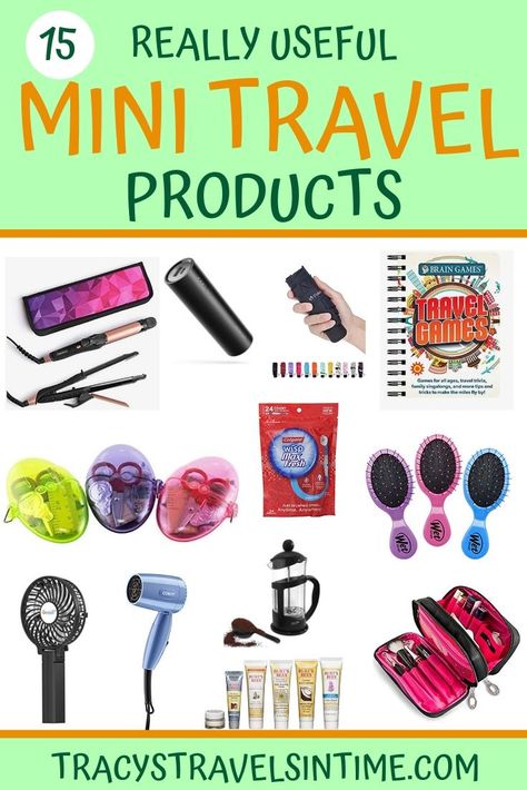 15 really useful mini travel products to buy for your next vacation. A selection of some of the best mini travel accessories available. Whether you travel by air or plane these products will come in handy! | mini travel essentials | mini travel kit | #travel #traveltips #travelkit #minitravelkit Journal Tattoo, Cheap Suitcases, Men Travel Essentials, Travel Accesories, Short Travel Quotes, Travel Packing List, Travel Tech, Travel Gadgets, Travel Games