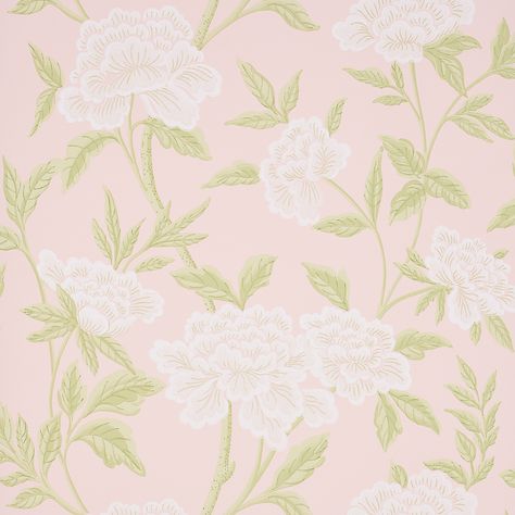 Wallcovering Pattern, Asian Wallpaper, Schumacher Wallpaper, Garden Embroidery, Blush Wallpaper, Wallpaper Pink And White, W Wallpaper, Moon Garden, Orient Express