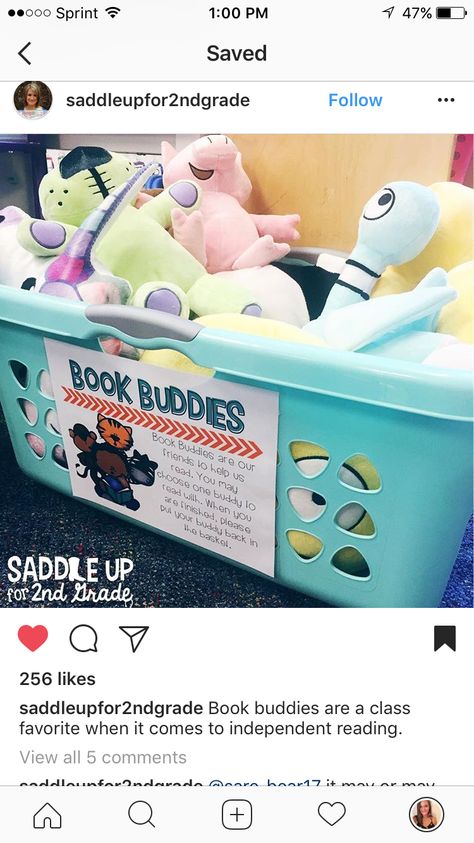 Cute book buddies idea Classroom Book Buddies, Book Buddy Bin, Prek Library Center, Book Buddy Ideas, Preschool Library Center Ideas, Preschool Classroom Library, Preschool Library Center, Classroom 2023, Kindergarten Library