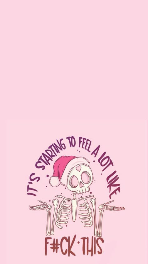 Funny Christmas Background, Spooky Christmas Aesthetic Wallpaper, Pink Winter Phone Wallpaper, Funny Halloween Wallpaper, Spooky Christmas Aesthetic, Creepmas Wallpaper, Pink Spooky Aesthetic, Cute Spooky Wallpaper, Pink Halloween Wallpaper