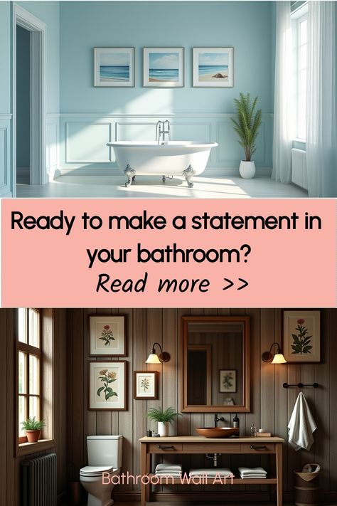 Stylish bathroom with statement watercolor artwork Bathroom Pictures, Colorful Artwork, Bathroom Art, Bathroom Style, Beautiful Wall Art, Bathroom Wall Art, Bathroom Wall, Diy Bathroom, Abstract Watercolor