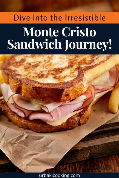 Get ready for a flavor expedition as we unveil the iconic Monte Cristo sandwich – a culinary masterpiece that seamlessly fuses the best elements of a sandwich, French toast, and savory delight. Brace yourself for a unique taste experience that will enchant your taste buds with every bite. The Monte Cristo sandwich is a true indulgence, boasting layers of thinly sliced ham, tender turkey or chicken, and creamy Swiss cheese, all expertly nestled between two slices of bread. Click now to embark Monte Cristo Sandwich, Monte Cristo, Ham Sandwiches, Berry Jam, Deli Ham, Sliced Ham, Savory Soups, Roasted Turkey, Slice Of Bread