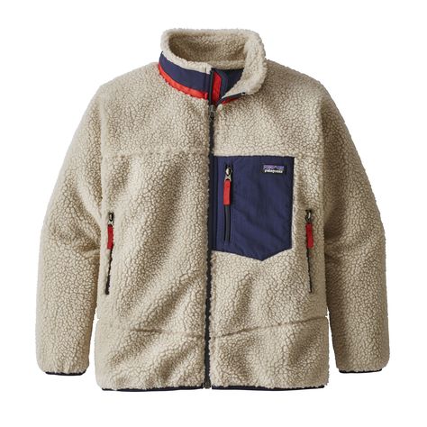 Patagonia Kids' Retro-X® Fleece Jacket Patagonia Retro X Jacket, Patagonia Retro X, Patagonia Retro, Patagonia Fleece Jacket, Patagonia Kids, Technical Clothing, Patagonia Fleece, Kids Fleece, Boys Jacket