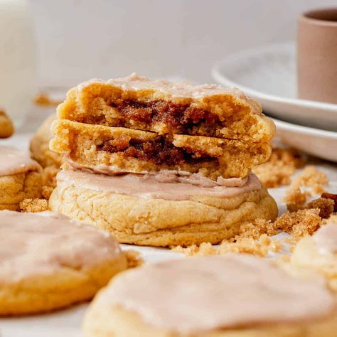 Cinnamon Pop Tart Cookies, Brown Sugar Pop Tart Cookie, Cinnamon Poptart Cookies, Brown Sugar Pop Tart Cookies, Salty Sweet Cookies, Brown Sugar Pop Tart Bars, Salted Caramel Sugar Cookies, Frosted Shortbread Cookies, September Cookies