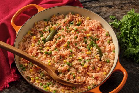 Red Rice - Pati Jinich Pati's Mexican Table Recipes, Patti Jinich Recipes, Mahatma Rice, Red Rice Recipe, Patis Mexican Table, Pati Jinich, Mexican Table, Pasta Rice, Pineapple Recipes