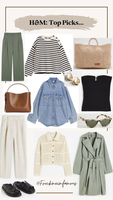 My top picks from the H&M New In Shop HERE: https://liketk.it/42Sva *Aff #LTKit #HM #HMNewIn Wardrobe Update, Top Pick, Wide Leg Trousers, Ankle Length, H&m, Wide Leg, Trousers, Wardrobe, Closet