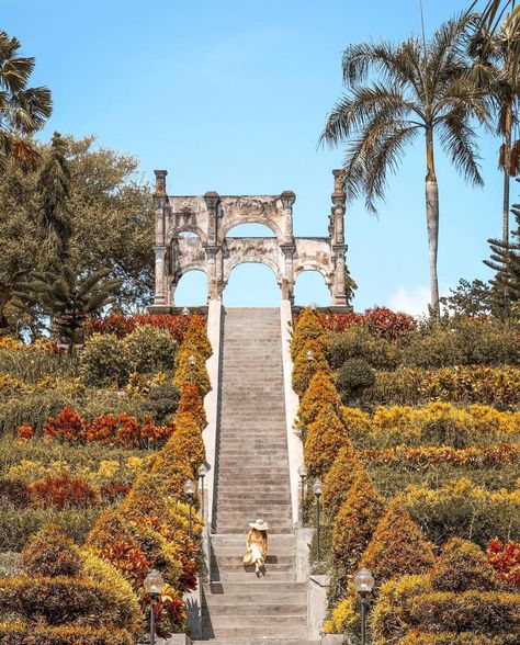 Bali's temples and cultural sites offer a glimpse into its rich history. #TravelBali #IslandParadise #BaliDreams Taman Ujung, Beautiful Water, Bali Travel, Lombok, Tower Bridge, Brooklyn Bridge, You Must, Palace, Brooklyn