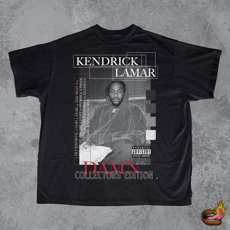 Flava | Hip-Hop Streetwear on Instagram: “Kendrick Tee and Sweatshirt out now! Tag a Kendrick fan 💧 Available to buy on our website Link in bio” Rapper T Shirts, Kendrick Lamar Shirt, Rapper Shirts, Business Notes, Meaningful Lyrics, Fits Aesthetic, Concept Clothing, Popular Shirt, Hip Hop Streetwear