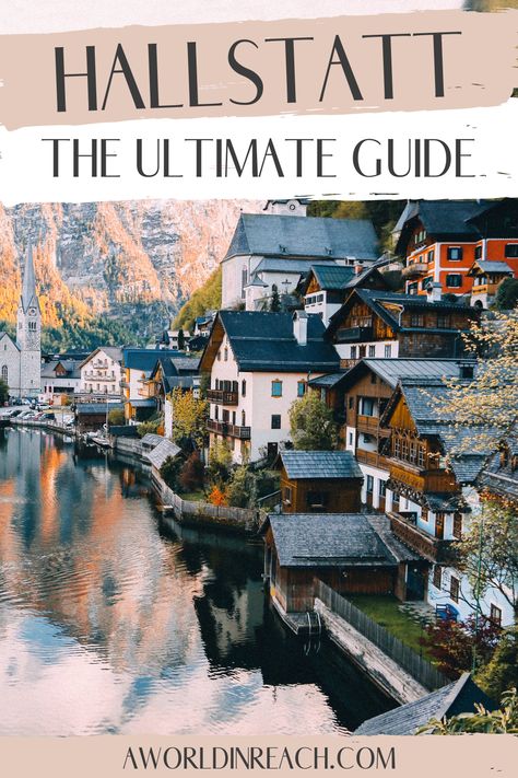 Hallstatt is a gorgeous Austrian lake town surrounded by mountains. Planning your first visit to Hallstatt? Check out this ultimate Hallstatt itinerary and guide! 3 days in Hallstatt / 4 days in Hallstatt / things to do in Hallstatt / Hallstatt travel tips / one day in Hallstatt / Austria travel / Europe travel / beautiful places in Austria / beautiful places in Europe / beautiful destinations / travel bucket list / travel inspiration / wanderlust destinations / 24 hours in Hallstatt Travelling Quotes, Austria Travel Guide, Lake Town, Travel Austria, Europe Trips, Hallstatt Austria, Couples Travel, Europe Trip Itinerary, Salzburg Austria