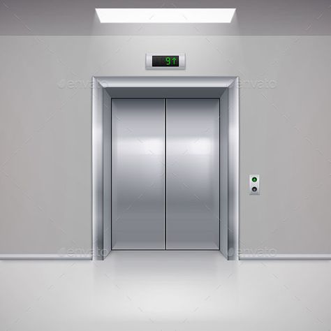 Elevator Reference, Elevator Background, Elevator Pitch, Elevator Design, Episode Interactive Backgrounds, Anime Places, Episode Backgrounds, Door Images, Elevator Door