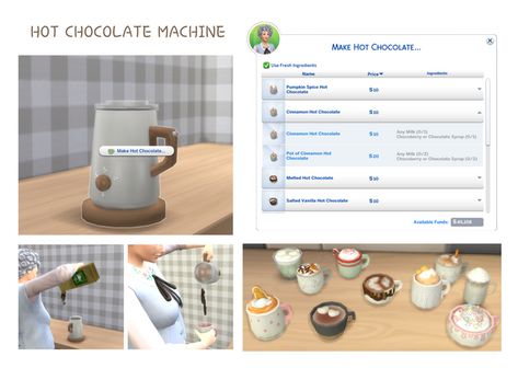 Chocolate Machine, Los Sims 4 Mods, Sims 4 Challenges, Play Sims 4, Sims Packs, The Sims 4 Pc, Pelo Sims, Free Sims 4, The Sims 4 Packs