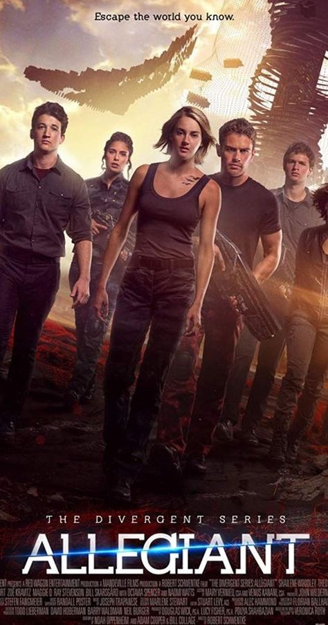 Divergent Series Allegiant (2016) Allegiant Movie, Divergent Movie, Tris And Four, Divergent Funny, Octavia Spencer, Divergent Trilogy, Movie Plot, Divergent Series, Teen Movies