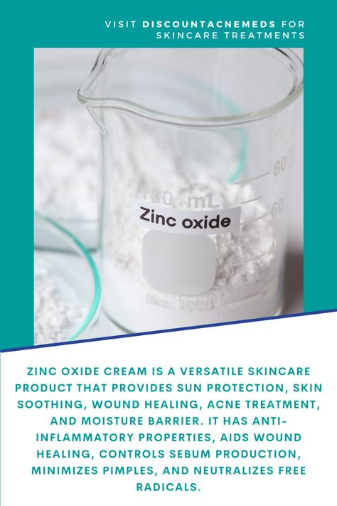 Zinc oxide cream is a versatile skincare product known for its numerous benefits and uses in skin protection. Discover how this cream can help protect your skin and address various skin concerns. View more with Discountacnemeds #Zincoxide #cream #skincare #healthyskin #skinprotection #pimple #acne Acne Routine, Cream Skincare, How To Reduce Pimples, Pimple Marks, Skincare Product, Zinc Oxide, Wound Healing, Smoother Skin, Skin Healing