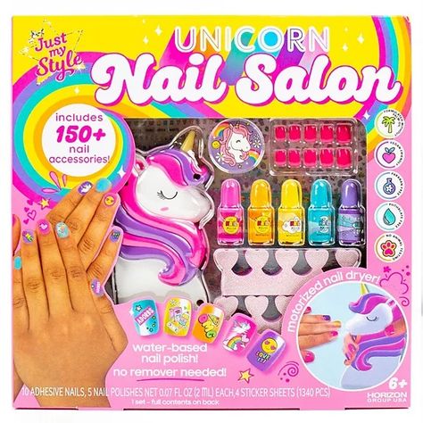 Discover great products at the best prices at Dealmoon. Just My Style Unicorn Nail Salon Art Set. Price:$9.79 at Kohl's Unicorn Nail Art, Diy Spa Day, Water Based Nail Polish, Nails Kit, Unicorn Nails, Salon Art, Vibrant Nails, Nail Polish Set, Sleepover Activities