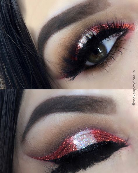 Latin Makeup, Peruvian Flag, Hispanic Heritage, Cut Crease, Creative Makeup, Peru, Maquillaje De Ojos, Halloween Face Makeup, Makeup Looks