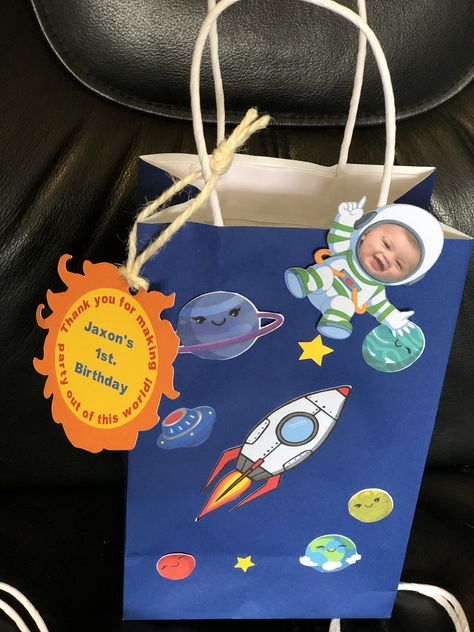 Space Theme Birthday Activities, Space Birthday Decorations Diy, Nasa First Birthday Theme, 1st Bday Space Theme, First Space Birthday, Space Themed 2nd Birthday Party, Space 5th Birthday Party, Space Theme One Year Old Birthday, One Year Old Space Birthday