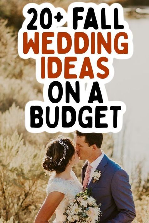 If you’re in the midst of planning a fall wedding and trying to do it on a budget, then you are in the right place! Weddings can get very expensive quickly, so I’ve compiled a list of over 20 fall wedding ideas on a budget that will still look really beautiful and elegant. Rustic Fall Wedding On A Budget, Fall Yard Wedding Ideas, October Outside Wedding Ideas, Beautiful Weddings On A Budget, Speak Easy Wedding Ideas, Fall Wedding On A Budget Diy, Inexpensive Fall Wedding Ideas, Easy Cheap Wedding Ideas, Fall Indoor Wedding Ideas