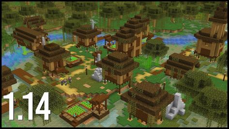 Villagers Minecraft, Minecraft Swamp, Swamp Village, Minecraft Villages, Minecraft E, Minecraft Village, Village Map, Minecraft House Plans, Imaginary Maps