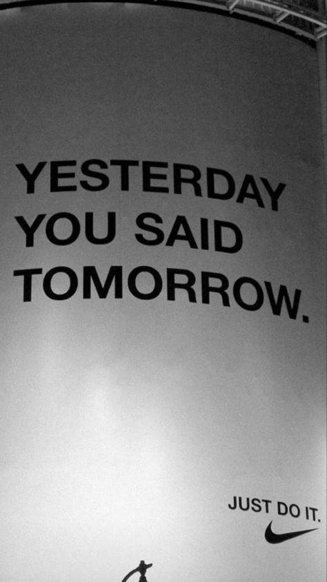 Yesterday You Said Tomorrow, Very Demotivational, Sarcastic Clothing, Tupac Quotes, Self Motivation Quotes, Simple Love Quotes, Phone Wallpaper For Men, Motivational Art, Self Motivation