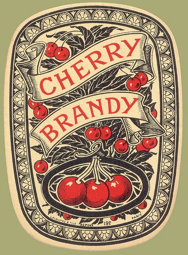 Cool site of OLD Printables. You need to scan this site. Has lots of european (French?) paper doll items and stages to print and make. Cherry Brandy, Etiquette Vintage, Vintage Packaging, Images Vintage, Vintage Lettering, Vintage Typography, Poster Retro, Mix Media, Vintage Printables