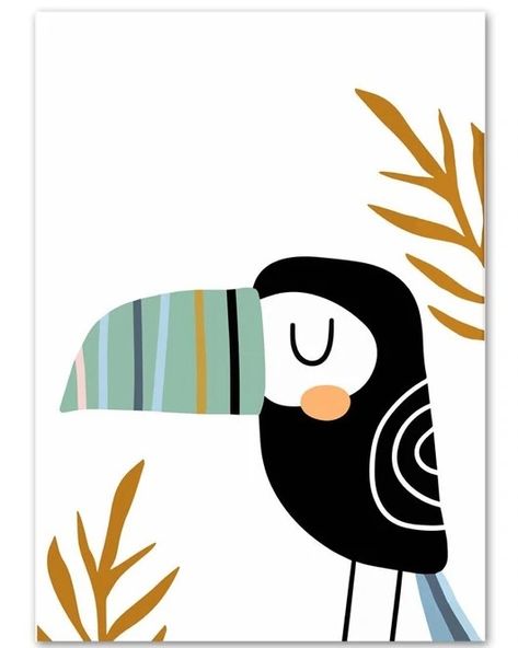 Nursery Canvas Art, Rainbow Lion, Nursery Canvas, Rainbow Canvas, Alphabet Poster, Print Packaging, Playful Design, Black Bird, Nursery Wall Art