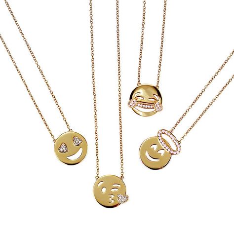 Emoji Jewelry, Emoji Board, Wedding Jewelry Photography, Emoji Clothes, Pandora Jewelry Necklace, Emoji Gifts, Gina Linetti, Jewelry Making Patterns, Emoji Party