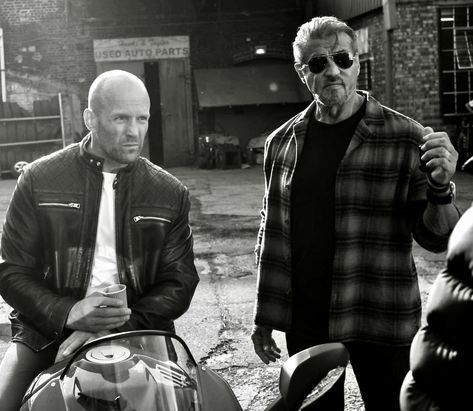 Expendables 4, Jason Statham Movies, Frank Martin, Biker Photoshoot, The Rock Dwayne Johnson, Ensemble Cast, Dwayne The Rock, Jason Statham, The Expendables