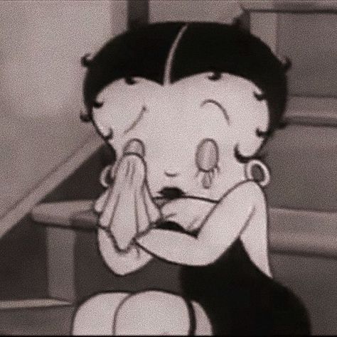 Mari Core, Betty Boop Pfp, Crying Cartoon, Alternative Disney Princesses, Betty Boop Classic, Issa Vibe, Vintage Instagram, Geometric Tattoos, Betty Boop Art