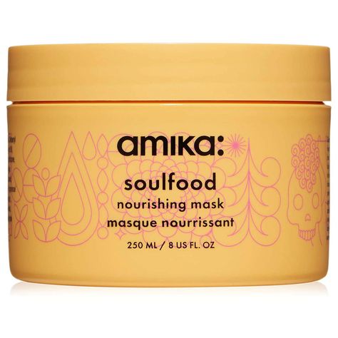 This $28 Hair Mask Makes "Hair Feel Like Silk" After Only 10 Minutes Treatments For Dry Hair, Amika Soulfood, Dry Long Hair, Curly Hair Mask, Damaged Curly Hair, Best Hair Mask, Hair Mask For Damaged Hair, Diy Hair Mask, Hydrate Hair