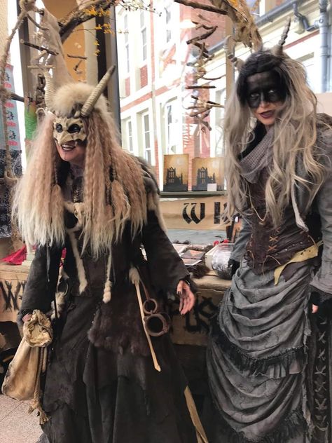 Female Krampus Cosplay, Krampus Costume Women, Female Krampus, Krampus Costume, Christmas Witch, Couples Costumes, Skirt Dress, Yule, Costumes For Women