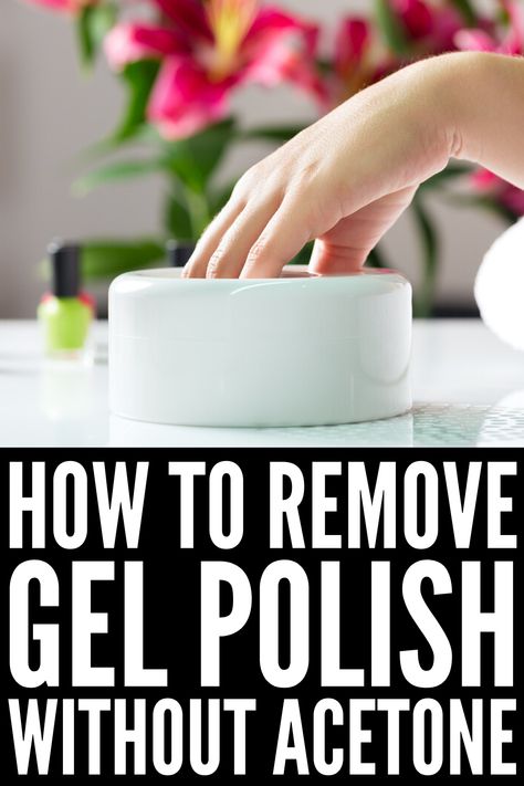 Diy Remove Gel Nails At Home, Soak Off Gel Polish, Short Gel Shellac Nails, Taking Gel Nails Off At Home, Nail Damage From Gel, Gel Nail Polish Remover Diy, Easy Way To Remove Gel Nail Polish, How To Get Shellac Off At Home, Remove Gel Nails At Home Without Acetone