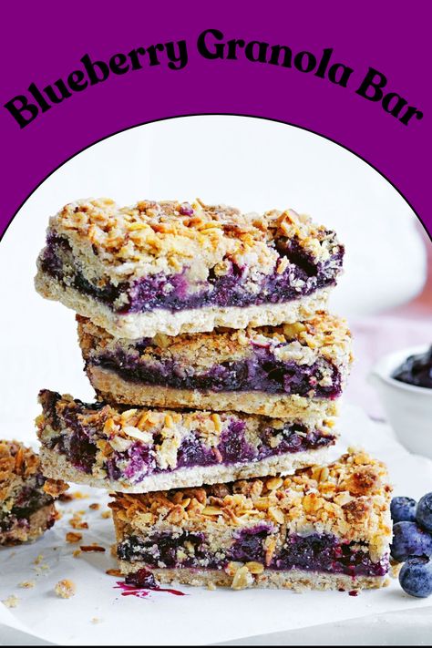 Blueberry Granola Bars https://www.theladychef.com/blueberry-granola-bars/ Blueberry Granola Bars, Best Granola Bars, Blueberry Granola, Granola Recipe Homemade, Blueberry Chocolate, Granola Recipe Bars, Homemade Granola Bars, Wholesome Snacks, Granola Bar