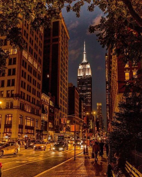 Empire State Building At Night. Photography Cityscapes, Urban Landscape Photography, Building At Night, Tik Tok Videos Funny, Mountain Landscape Photography, New York Pictures, Landscape Photography Tips, Landscape Photography Nature, Photography Beach