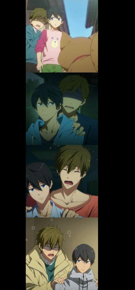 #AlinaTempel Haru And Makoto, Anime Rules, Makoto Tachibana, Haruka Nanase, Free Eternal Summer, Scaredy Cat, Anime I, Splash Free, Free Iwatobi Swim Club