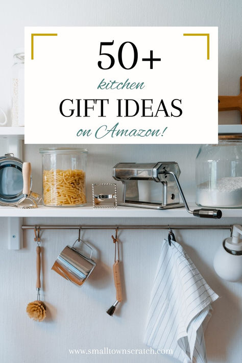 Whether you’re looking for a last-minute gift for your little kitchen helpers or your grandmother, we hope this list will give you some great holiday shopping ideas! #ultimateGifts #GiftIdeas #GiftBasketIdeas #GiftGuide #AmazonGiftGuide #ChristmasGiftIdeas #GiftsForTheKitchen Kitchen Utensil Gift Ideas, Best Kitchen Gifts Holidays, Kitchen Gifts For Mom, Household Gift Ideas, Cute Kitchen Gadgets, Kitchen Gifts Ideas, Kitchen Supplies Aesthetic, Kitchen Gift Basket Ideas, Fun Kitchen Gadgets