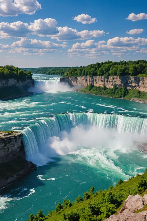 Beyond the Falls: Exploring the Wonders of Niagara Nayagara Falls, Niagara Falls Aesthetic, Wishes Board, Canada Niagara Falls, Niagara Falls Usa, Water Planet, Niagara Falls New York, Canada Pictures, Natural Waterfalls