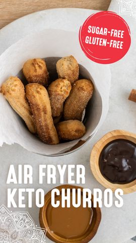 Keto Churros, Gluten Free Churros, Air Fryer Keto, Air Fryer Recipes Low Carb, Monkfruit Sweetener, Keto Treats, Churros Recipe, Summer Fair, Keto Cake