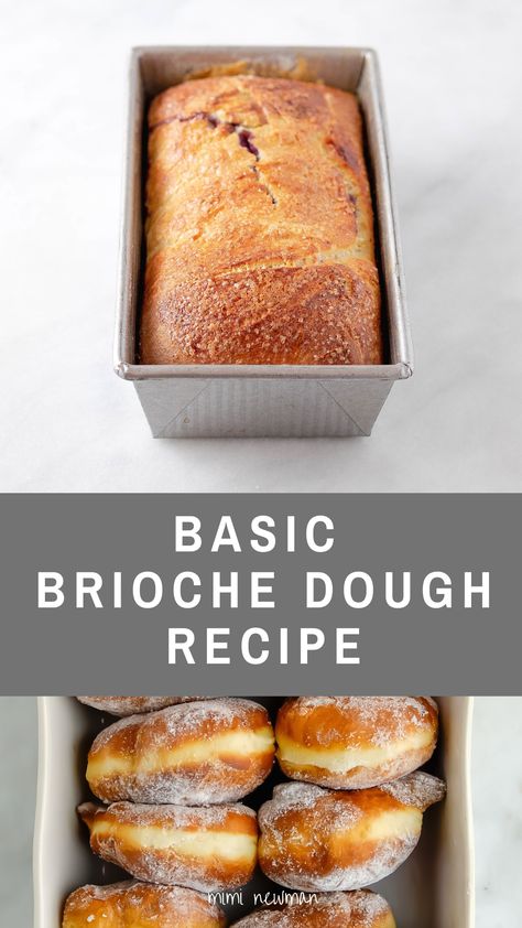 Brioche Dough Recipe, Horchata Latte, Bun Recipes, Brioche Donuts, Portuguese Sweet Bread, Dessert Pies, Brioche Loaf, Brioche Dough, Baked Sweets