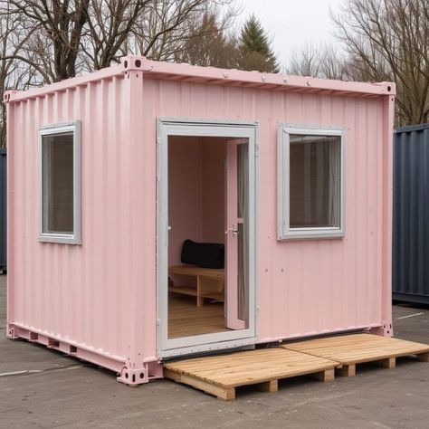 Looking for extra space? The Mini Porta Cabin has you covered! 🏠💼 Perfect for offices, guest rooms, or tiny homes. Portable, easy to set up, and built to last. Discover more: https://www.samanportable.com/product/mini-porta-cabin/ #MiniPortaCabin #PortableSolutions #TinyHome #OfficeSetup Pink Tiny House, Mini Salon Ideas, Porta Cabin, Portable Storage Sheds, Prefab Office, Portable Sheds, Shop Counter Design, Shed Tiny Home, Pre Engineered Buildings