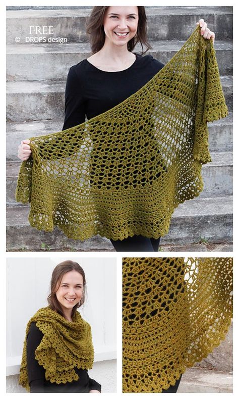 Thoughts of Ireland Half Circle Shawl Free Crochet Patterns Circle Shawl, Crochet Prayer Shawls, Crochet Shawl Free, Crocheted Shawl, Crochet Wrap Pattern, Crochet Lace Shawl, Poncho Crochet, شال كروشيه, Crochet Shawl Pattern Free