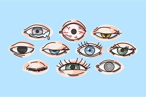 Eyes Clipart, Eye Diseases, Eye Problems, Eyeball Art, Eyes Problems, Trivia, Your Eyes, The Collection, Vector Art