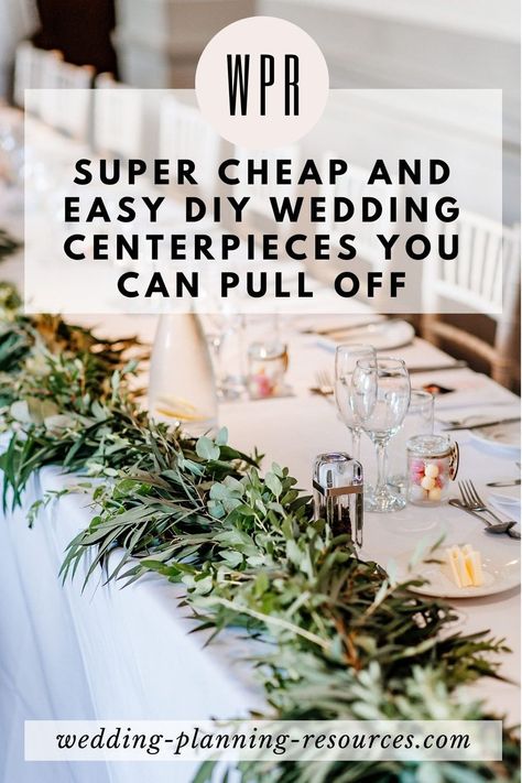 Looking for inexpensive DIY centerpieces? Or Planning to DIY wedding decorations? Or need ideas for a DIY wedding centerpiece without flowers that are budget friendly? In this guide, we are sharing DIY wedding centerpiece ideas that you’ll love! The best part? They are all affordable, budget-friendly, and easy to do! #flowers #greenery #centerpiece #affordablecenterpiece #diycenterpiece #wedding #weddingcenterpiece #weddingdecor #diy #decor #diydecoe #instaweddings Homemade Wedding Table Centerpieces, Simple Centrepiece Ideas, Affordable Table Decor Wedding, Easy Centrepieces Wedding, Easy Elegant Wedding Centerpieces, Wedding Centerpiece For Long Table, Creative Wedding Centerpieces Diy, Free Wedding Decor, Inexpensive Table Centerpieces Wedding